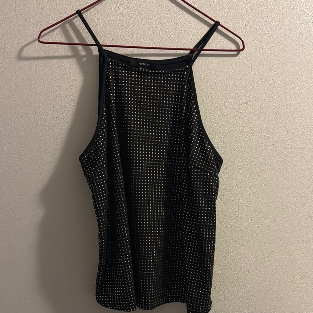 Black and Gold Women's Top